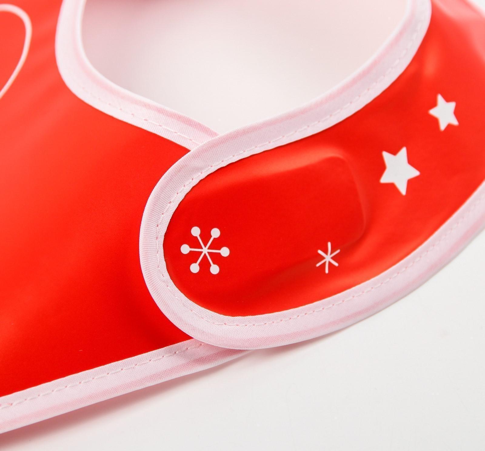 Нагрудник «Мой 1 Новый Год» непромокаемый на липучке, ПВХ, новогодняя подарочная упаковка