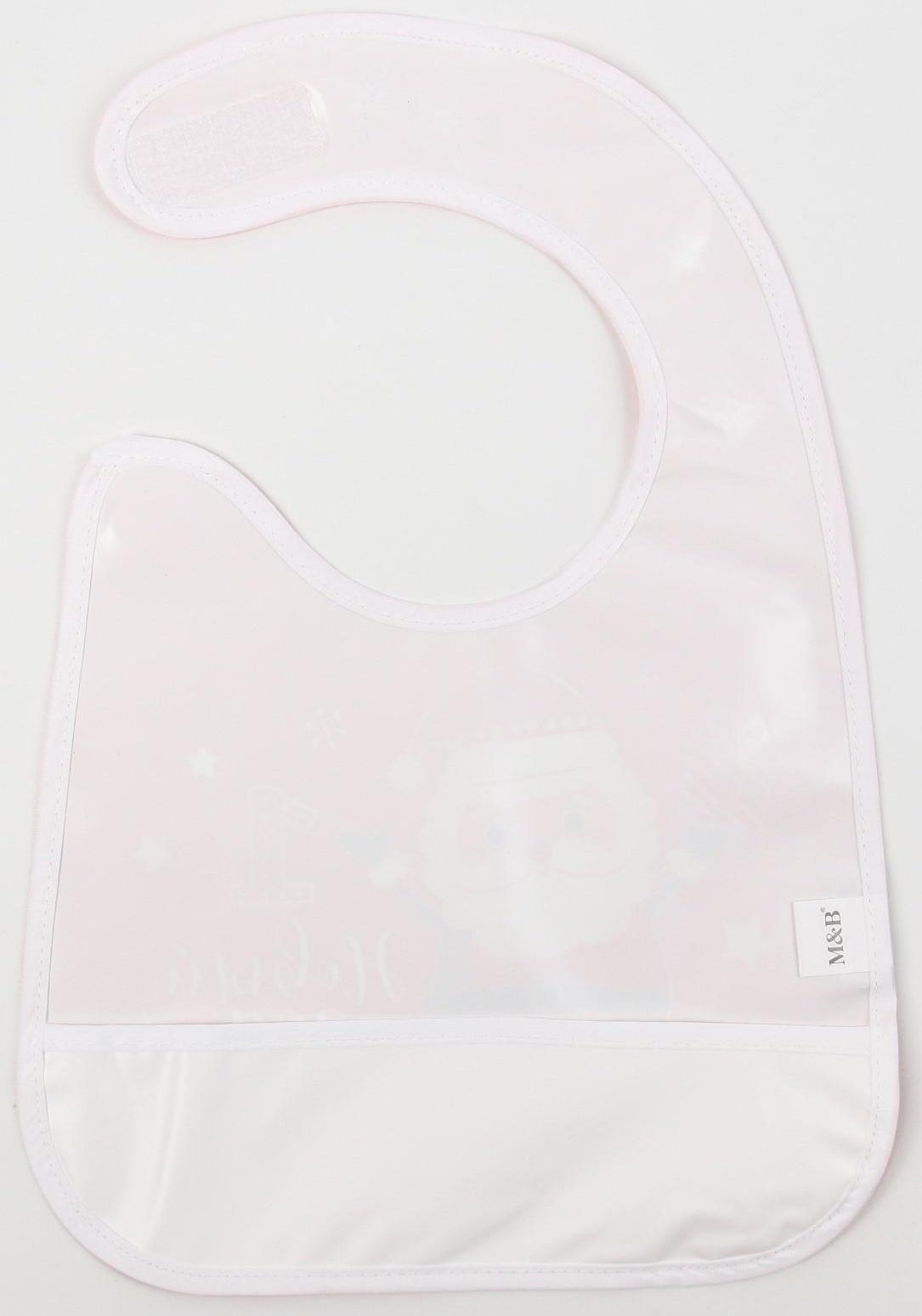 Нагрудник «Мой 1 Новый Год» непромокаемый на липучке, ПВХ, новогодняя подарочная упаковка