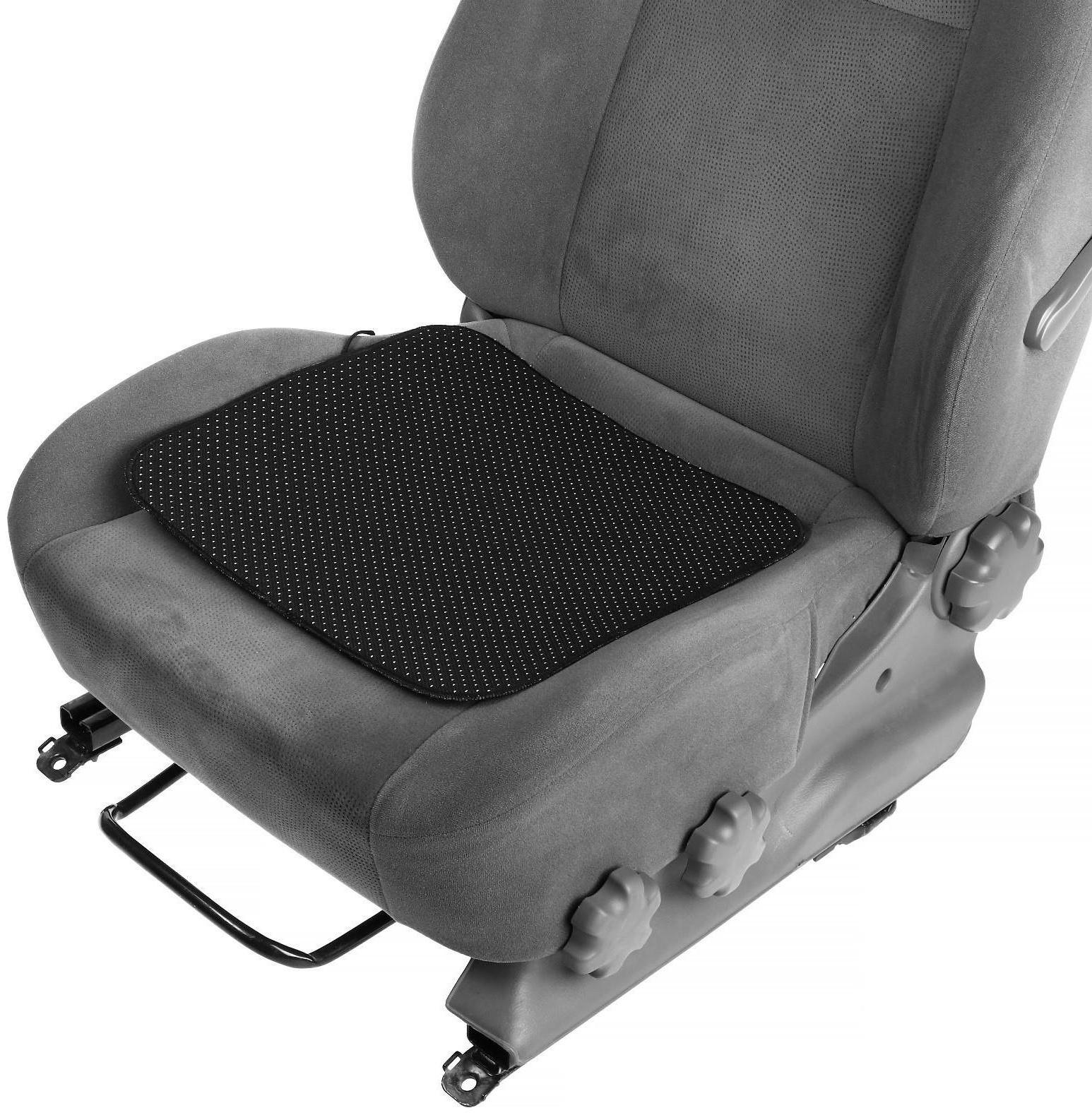 Подогрев сидений Cartage, без спинки, без регулятора, 12 В, 30 Вт, 38х38 см, греющий жгут - нити MicroHEAT