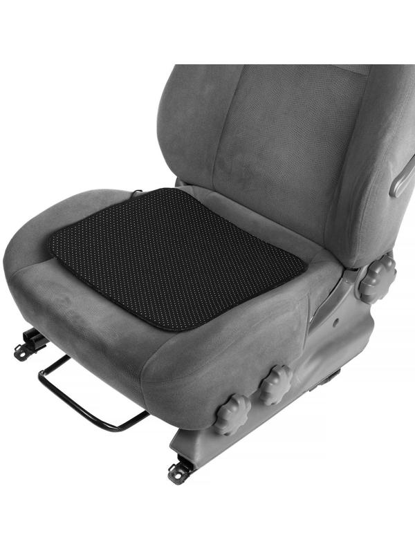 Подогрев сидений Cartage, без спинки, без регулятора, 12 В, 30 Вт, 38х38 см, греющий жгут - нити MicroHEAT