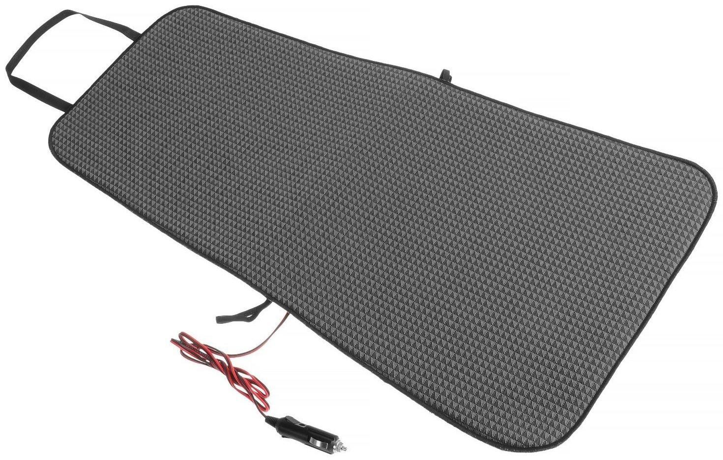 Подогрев сидений Cartage, со спинкой, без регулятора, 12 В, 50 Вт, 40х80 см, греющий жгут - нити MicroHEAT