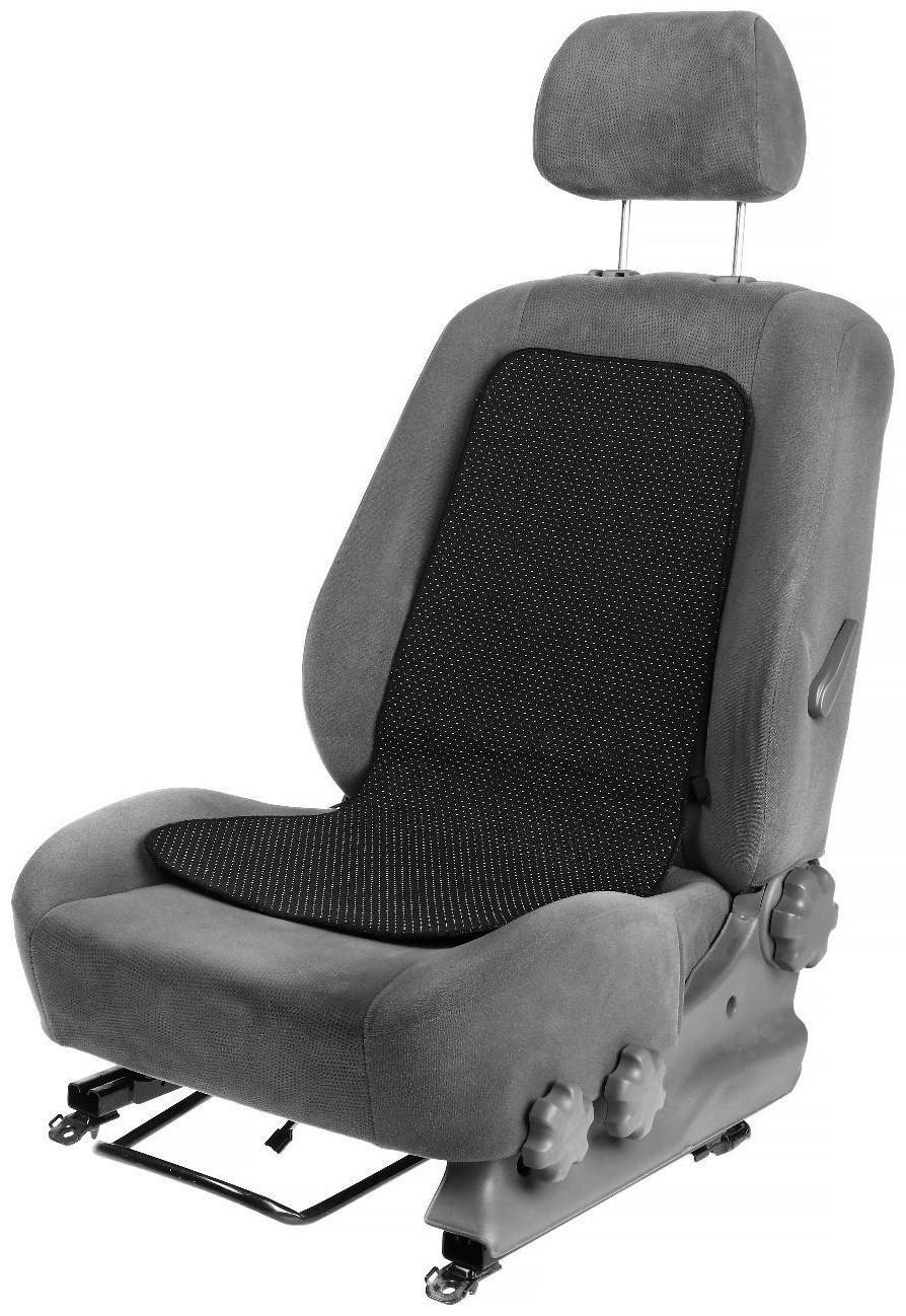 Подогрев сидений Cartage, со спинкой, без регулятора, 12 В, 50 Вт, 40х80 см, греющий жгут - нити MicroHEAT