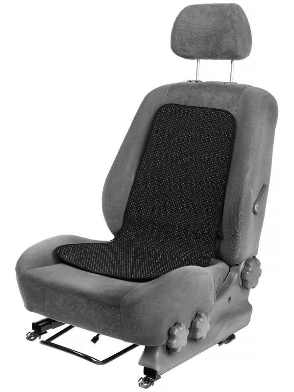 Подогрев сидений Cartage, со спинкой, без регулятора, 12 В, 50 Вт, 40х80 см, греющий жгут - нити MicroHEAT