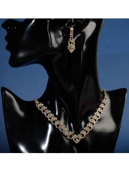 Набор 2 предмета: серьги, колье 