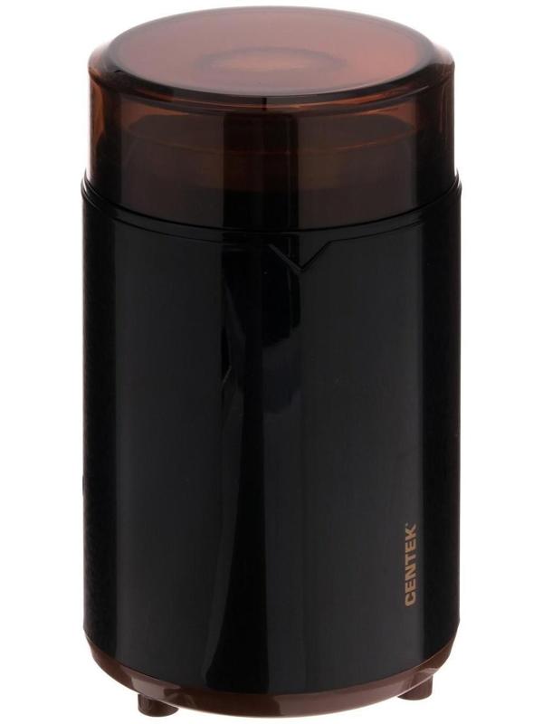 Кофемолка Centek CT-1351 Black, электрическая, 200 Вт, 100 г, съёмный стакан, чёрная