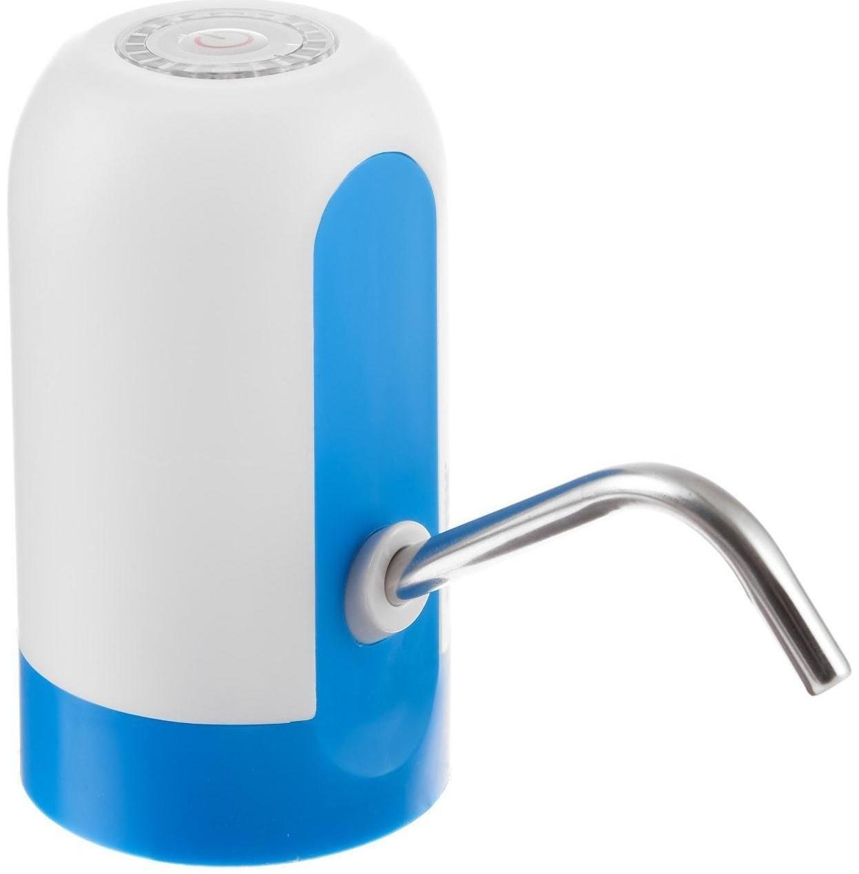 Помпа Centek CT-3000 White, электрическая, 5 Вт, 1.2 л/мин, 1200 мАч, от USB, бело-голубая