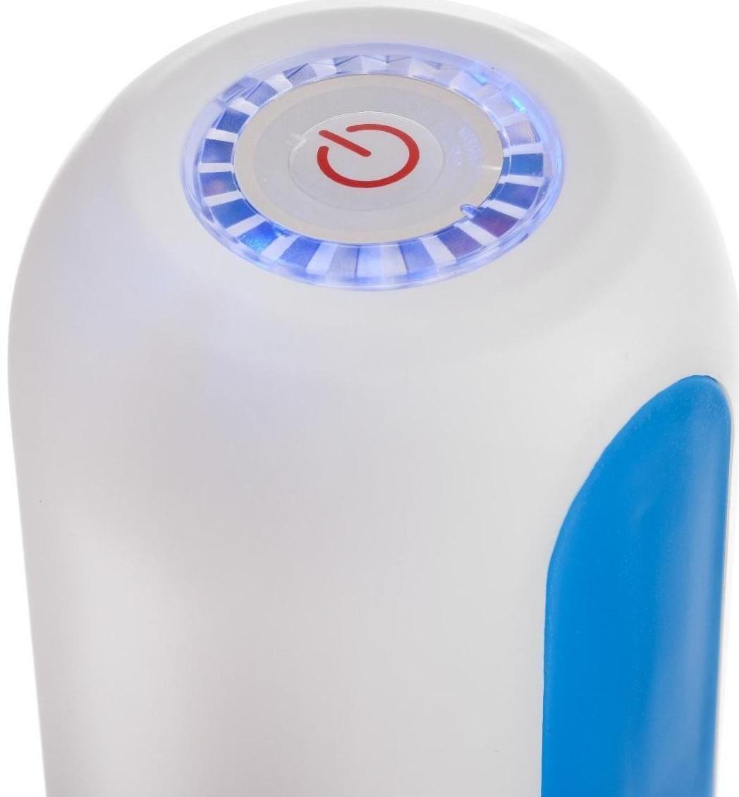 Помпа Centek CT-3000 White, электрическая, 5 Вт, 1.2 л/мин, 1200 мАч, от USB, бело-голубая