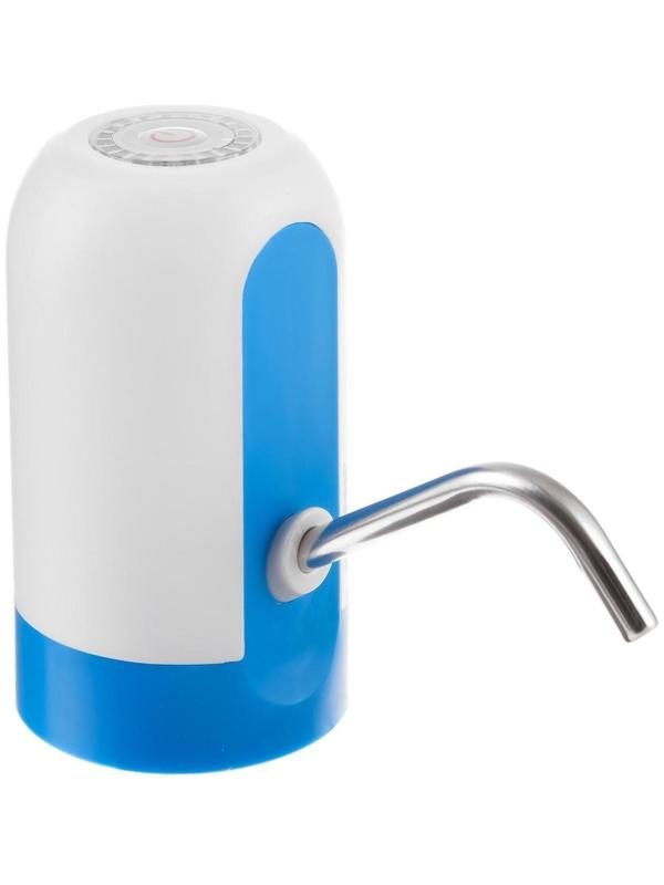 Помпа Centek CT-3000 White, электрическая, 5 Вт, 1.2 л/мин, 1200 мАч, от USB, бело-голубая