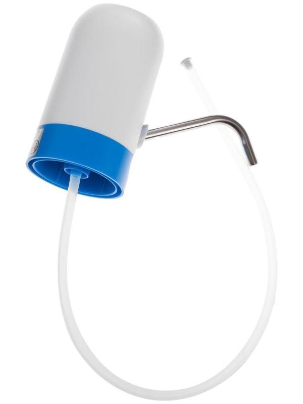 Помпа Centek CT-3000 White, электрическая, 5 Вт, 1.2 л/мин, 1200 мАч, от USB, бело-голубая
