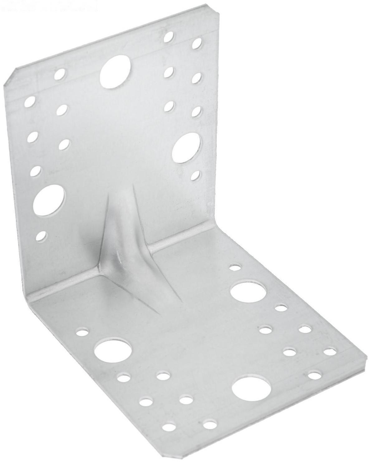 Уголок крепёжный ТУНДРА krep, усиленный, 105х105х90х2 мм, ГОЦ, в упаковке 1 шт.