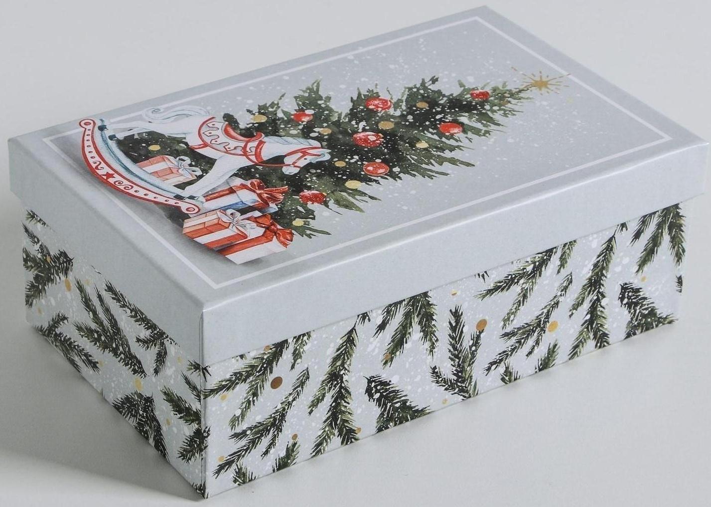 Набор подарочных коробок 10 в 1 «Акварельный», 12 × 7 × 4 - 32.5 × 20 × 12.5 см