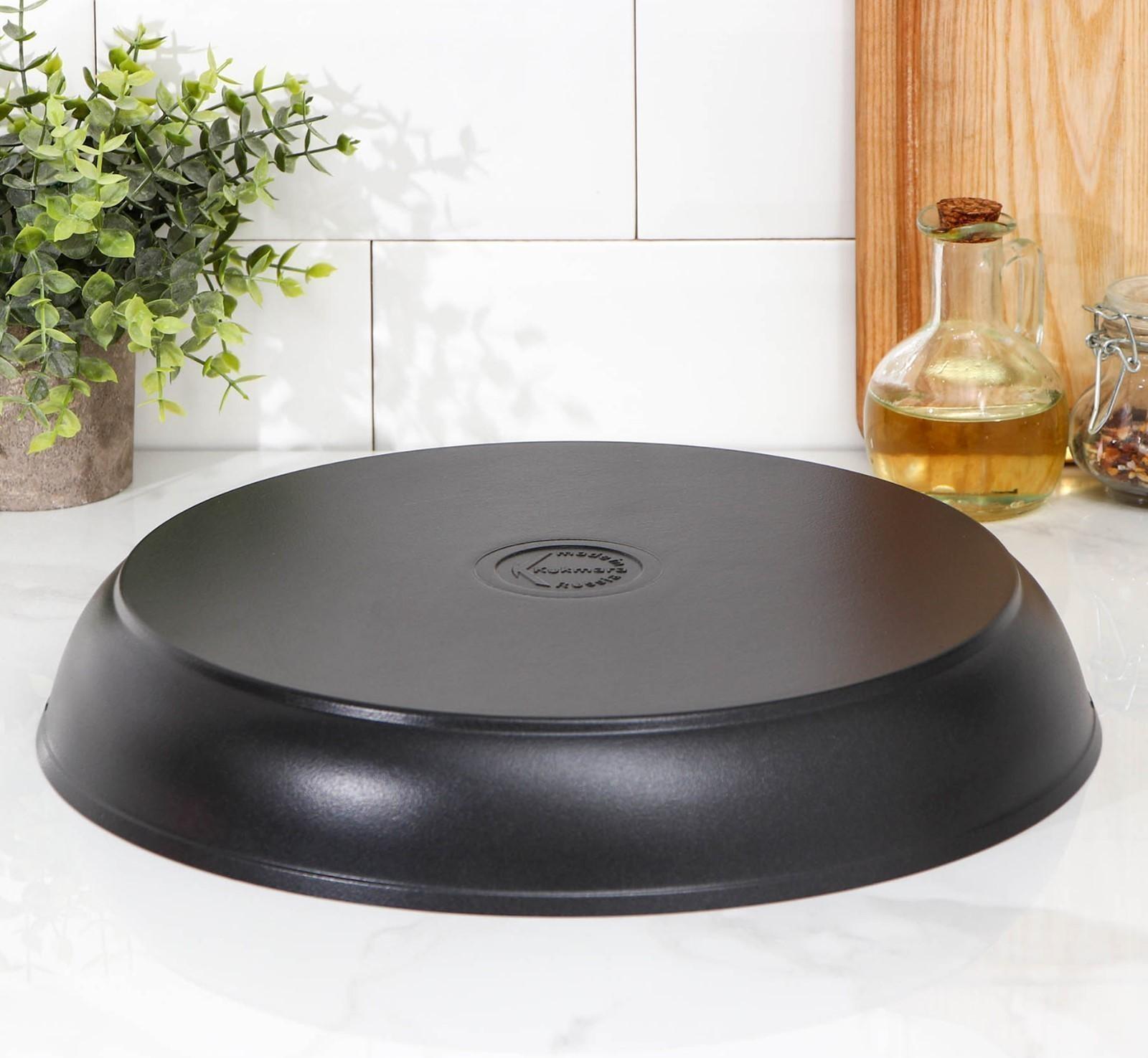 Сковорода, d=34 см, без ручек, антипригарное покрытие, цвет чёрный