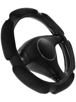 Оплетка TORSO, велюр, анатомическая, размер 38 см, черный