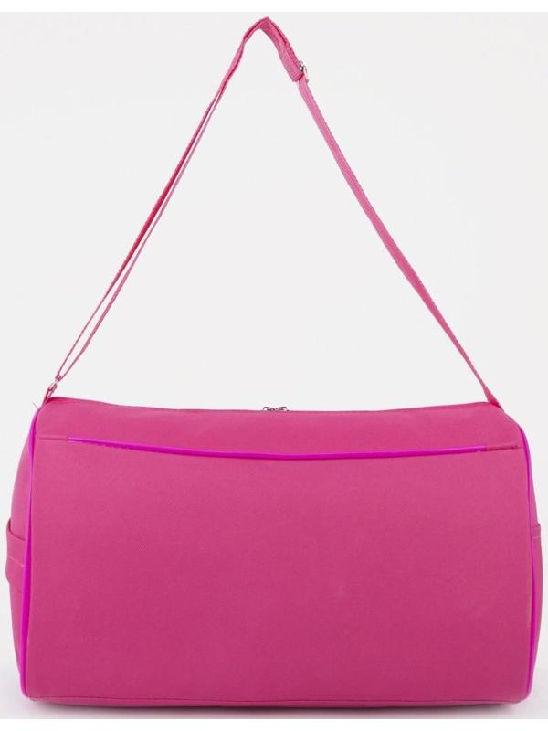 Сумка для фитнеса Единорог на молнии, наружный карман, цвет розовый