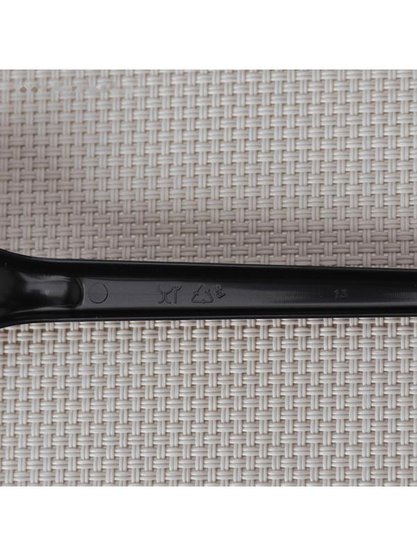 Вилка одноразовая «Премиум», 16,5 см, цвет чёрный