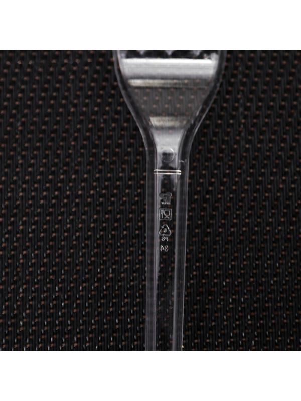 Вилка одноразовая «Премиум», 16,5 см, цвет прозрачный