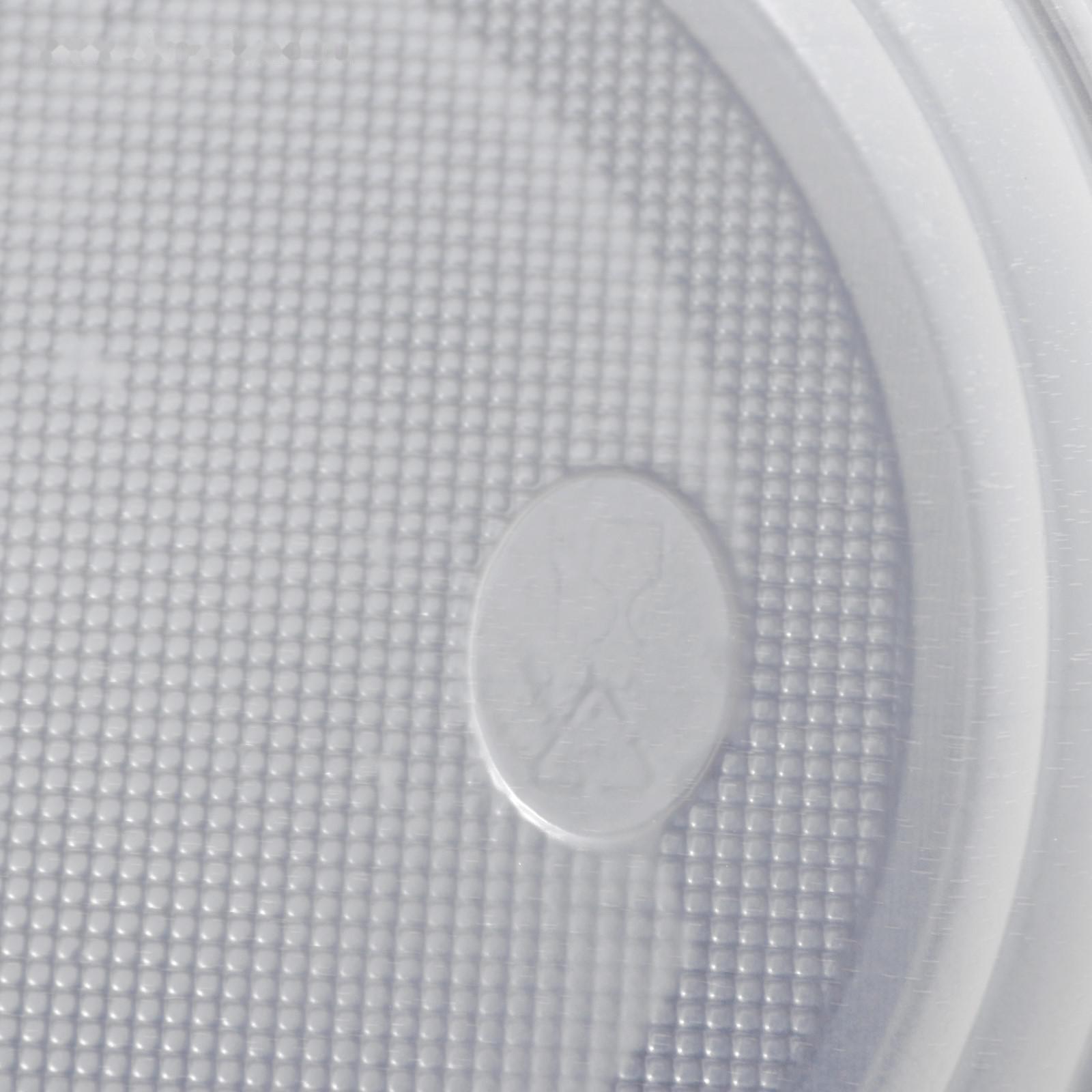 Тарелка одноразовая столовая, d=20,5 см, цвет белый