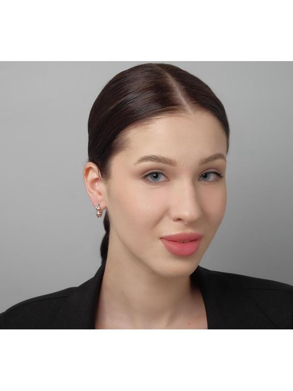 Серьги со стразами 