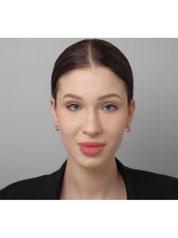 Серьги со стразами 