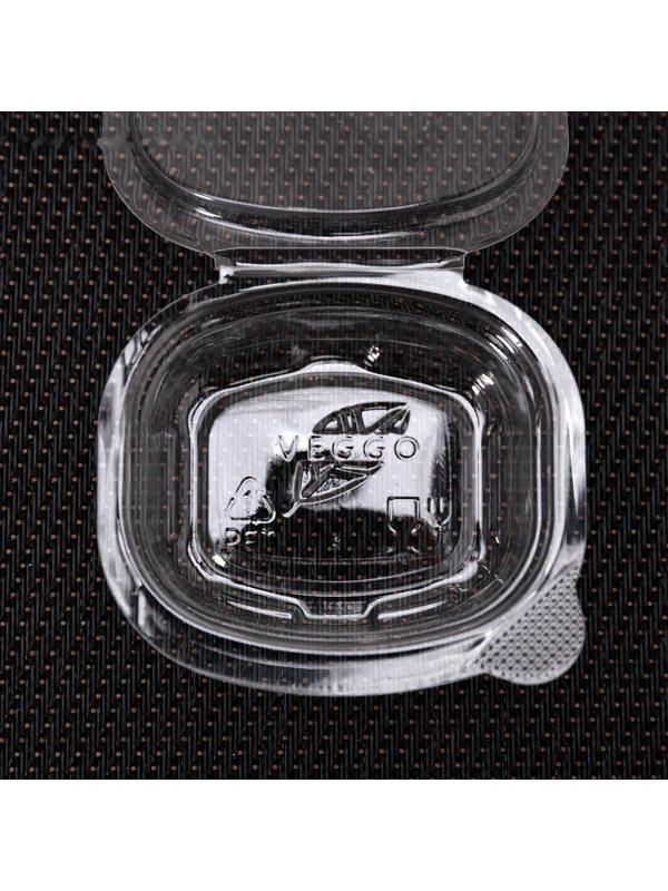 Контейнер-соусник одноразовый с крышкой, 30 мл, ПЭТ, цвет прозрачный