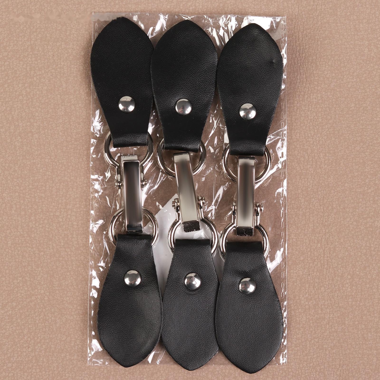 Застёжка-клевант 14,5 × 2,6 см, 3 шт, цвет чёрный/серебряный