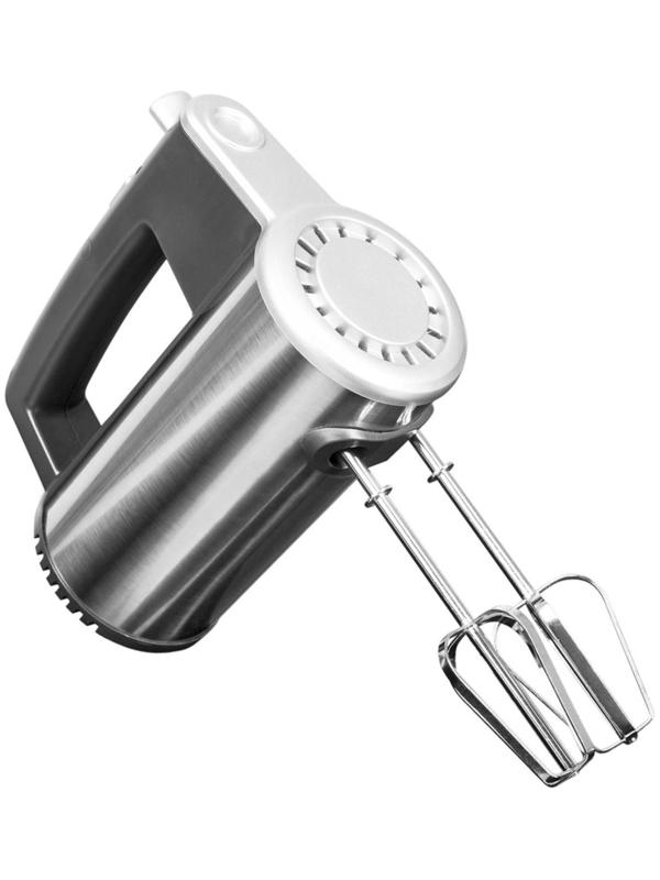 Миксер Redmond RHM-M2104, ручной, 500 Вт, 5 скоростей, 2 насадки, серебристый