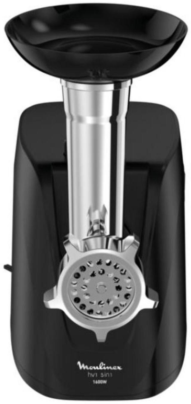 Мясорубка Moulinex ME112832, 1600 Вт, 2 скорости, 1.9 кг/мин, реверс, чёрная