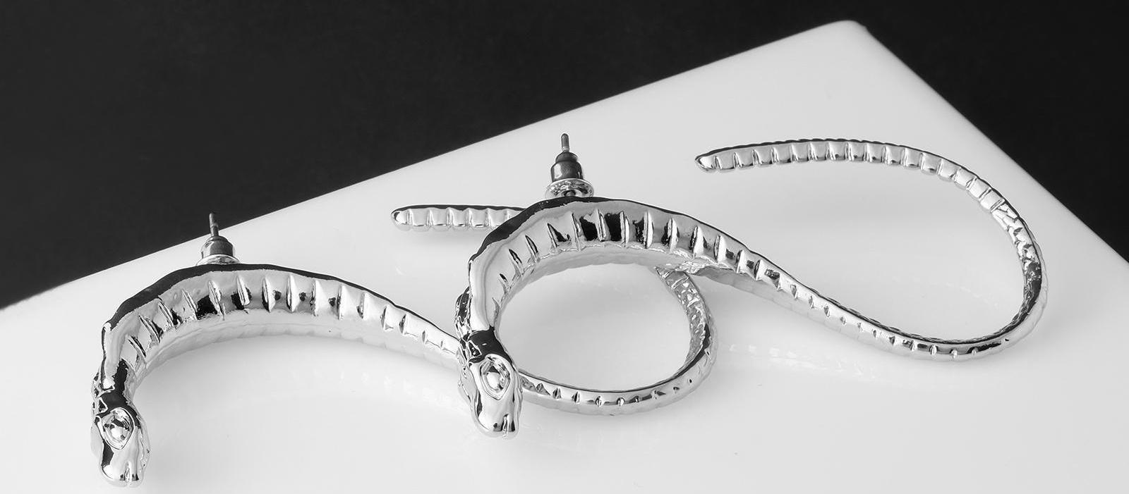 Серьги металл 