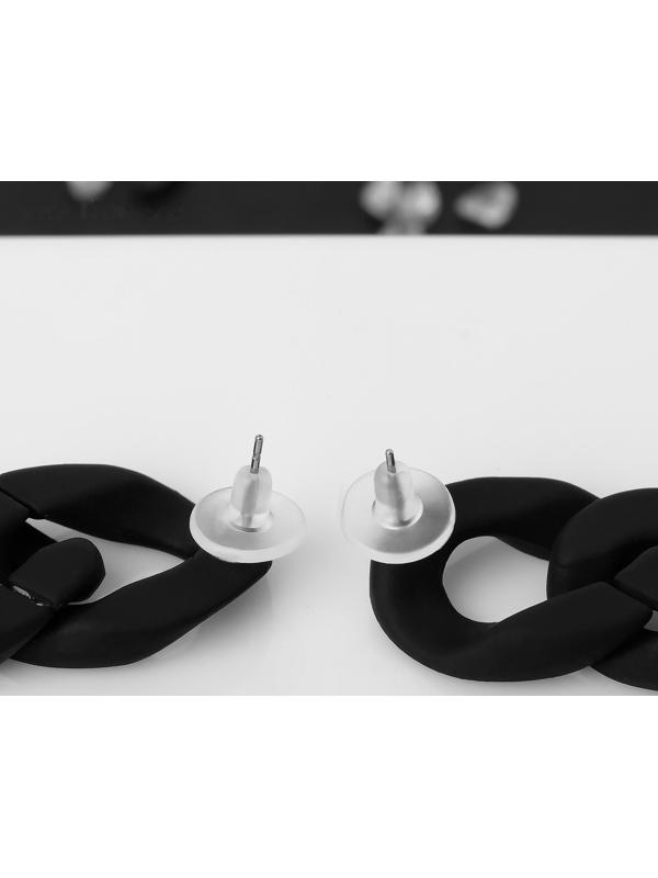 Серьги пластик 