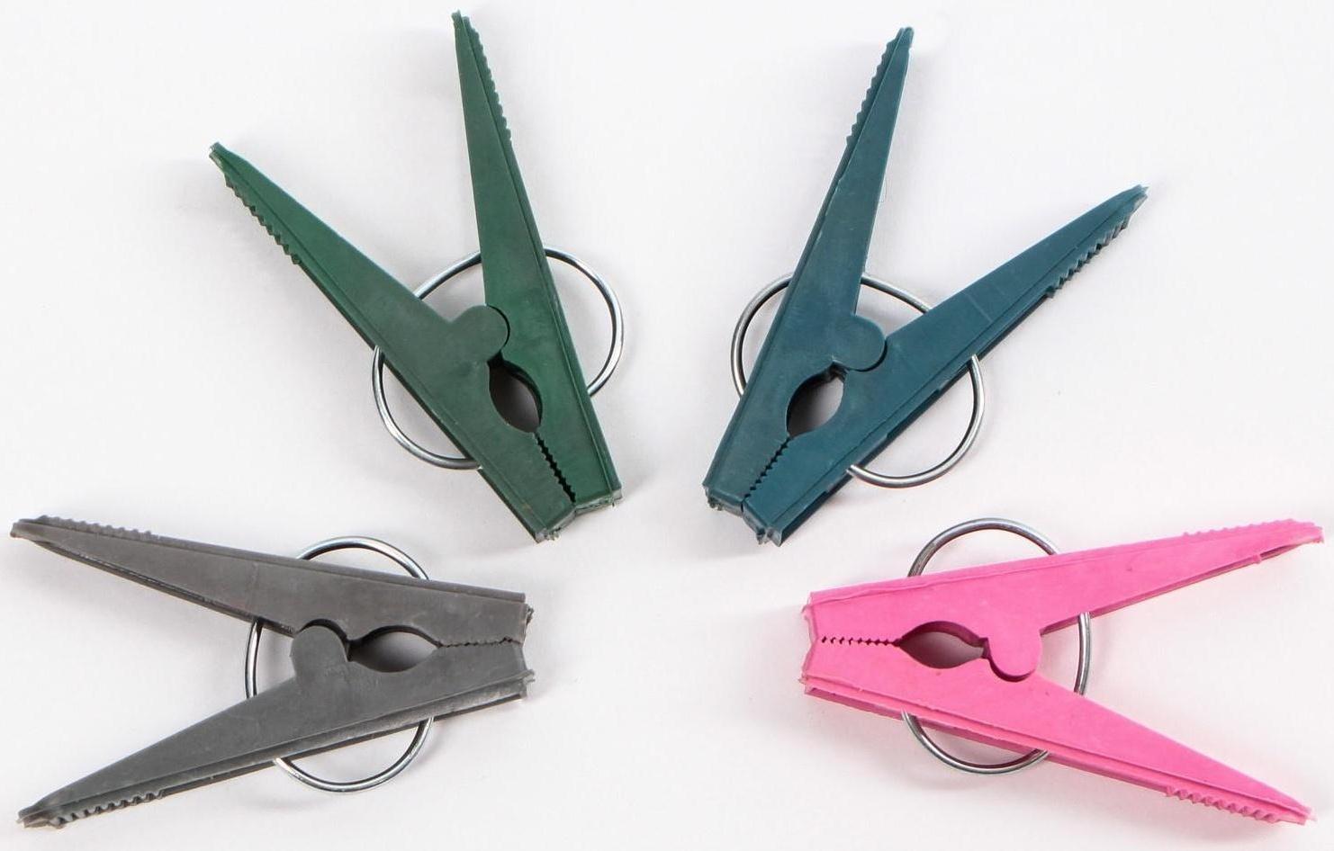 Прищепка бельевая, 6 см, микс