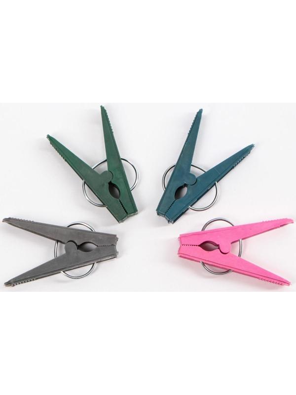 Прищепка бельевая, 6 см, микс