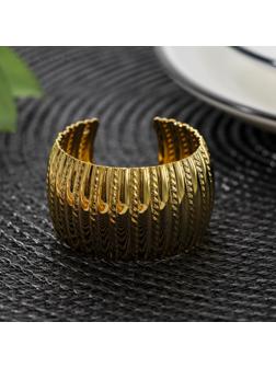 Кольцо для салфетки «Корона», 4,8×3 см, цвет золотой