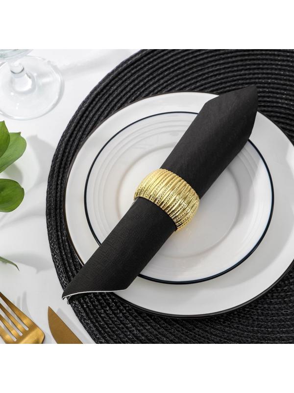 Кольцо для салфетки «Корона», 4,8×3 см, цвет золотой