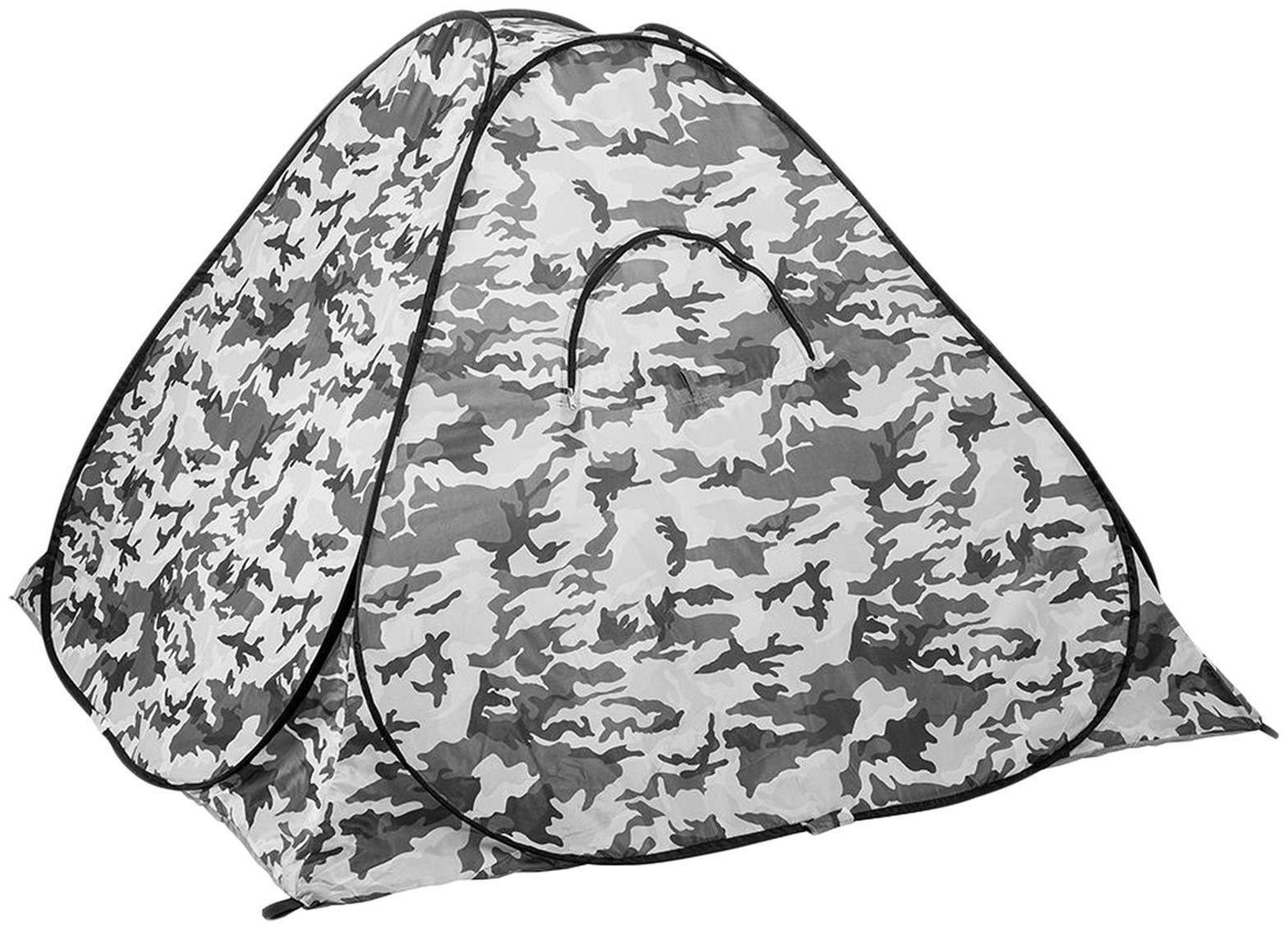 Палатка зимняя автомат, дно на молнии, 2 × 2 м, цвет КМФ