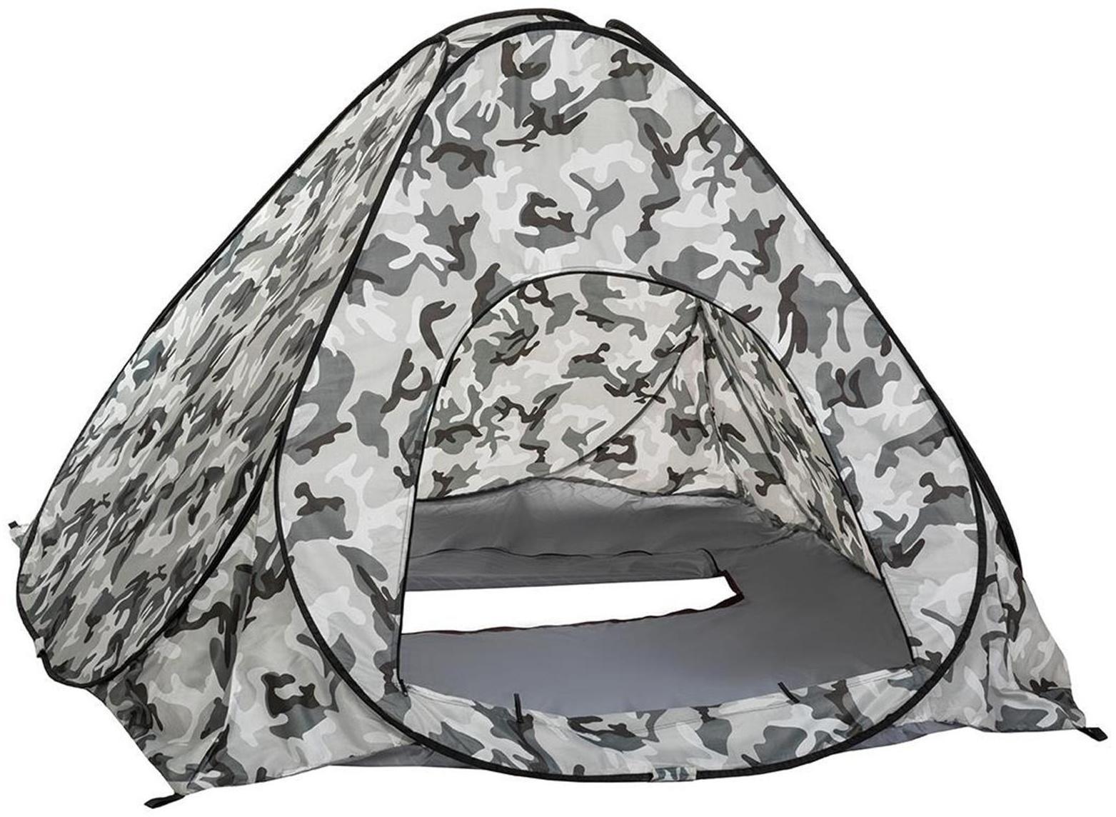 Палатка зимняя автомат, дно на молнии, 2 × 2 м, цвет КМФ