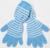 Перчатки для девочки, цвет голубой, размер 14