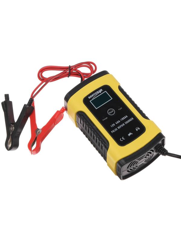 Зарядное устройство АКБ 6-12 В, 6 А, автомат, 220 В, 87 Вт, LED дисплей