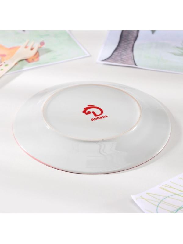 Тарелка Доляна «Котик», d=17,5 см