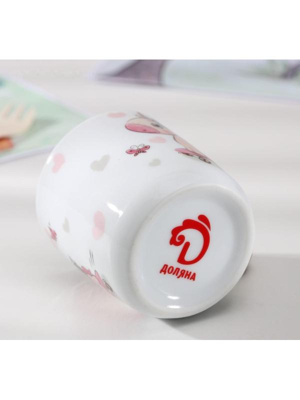 Кружка детская Доляна «Совёнок и единорог», 230 мл