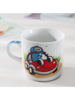 Кружка детская Доляна «Машинка», 230 мл