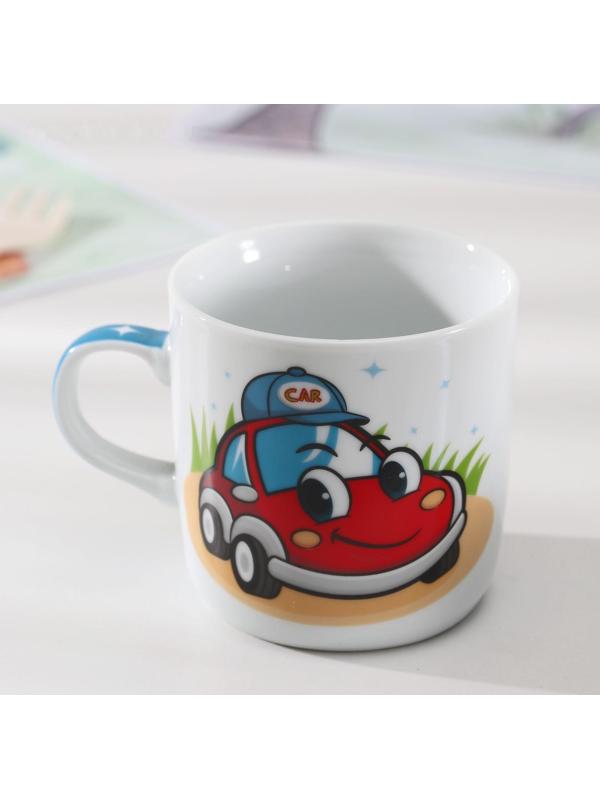 Кружка детская Доляна «Машинка», 230 мл
