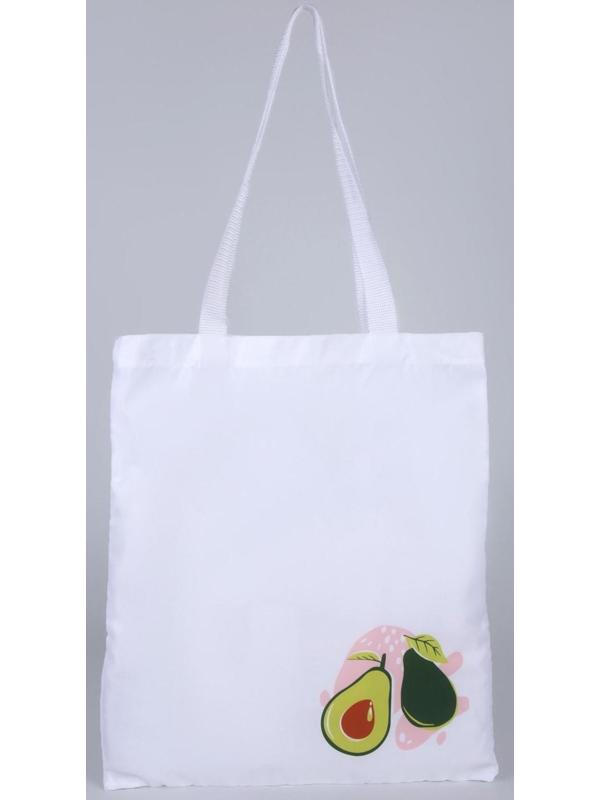 Сумка-шопер Авокадо без молнии, без подкладки, цвет бежевый