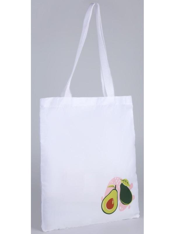 Сумка-шопер Авокадо без молнии, без подкладки, цвет бежевый