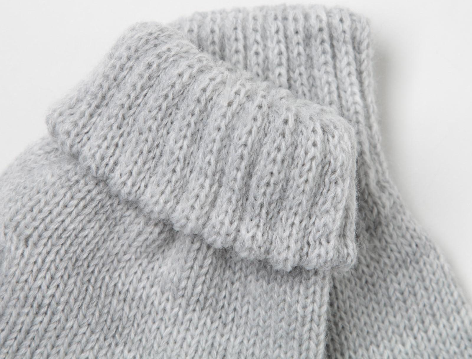 Перчатки для девочки, цвет серый, размер 16