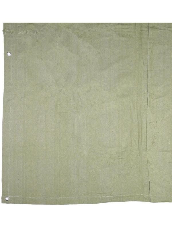 Брезент огнеупорный, 4 × 3 м, плотность 400 г/м², люверсы шаг 1 м, хаки