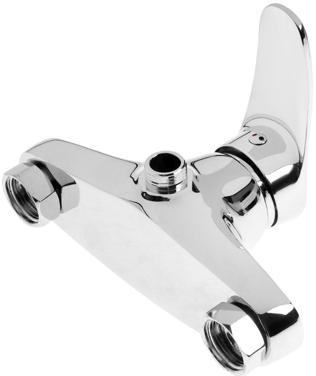 Смеситель для биде ARCO А50, однорычажный, настенный, с гигиеническим душем, хром