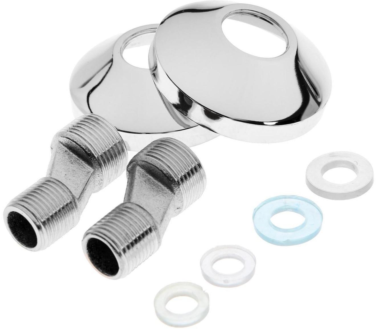 Смеситель для биде ARCO А50, однорычажный, настенный, с гигиеническим душем, хром