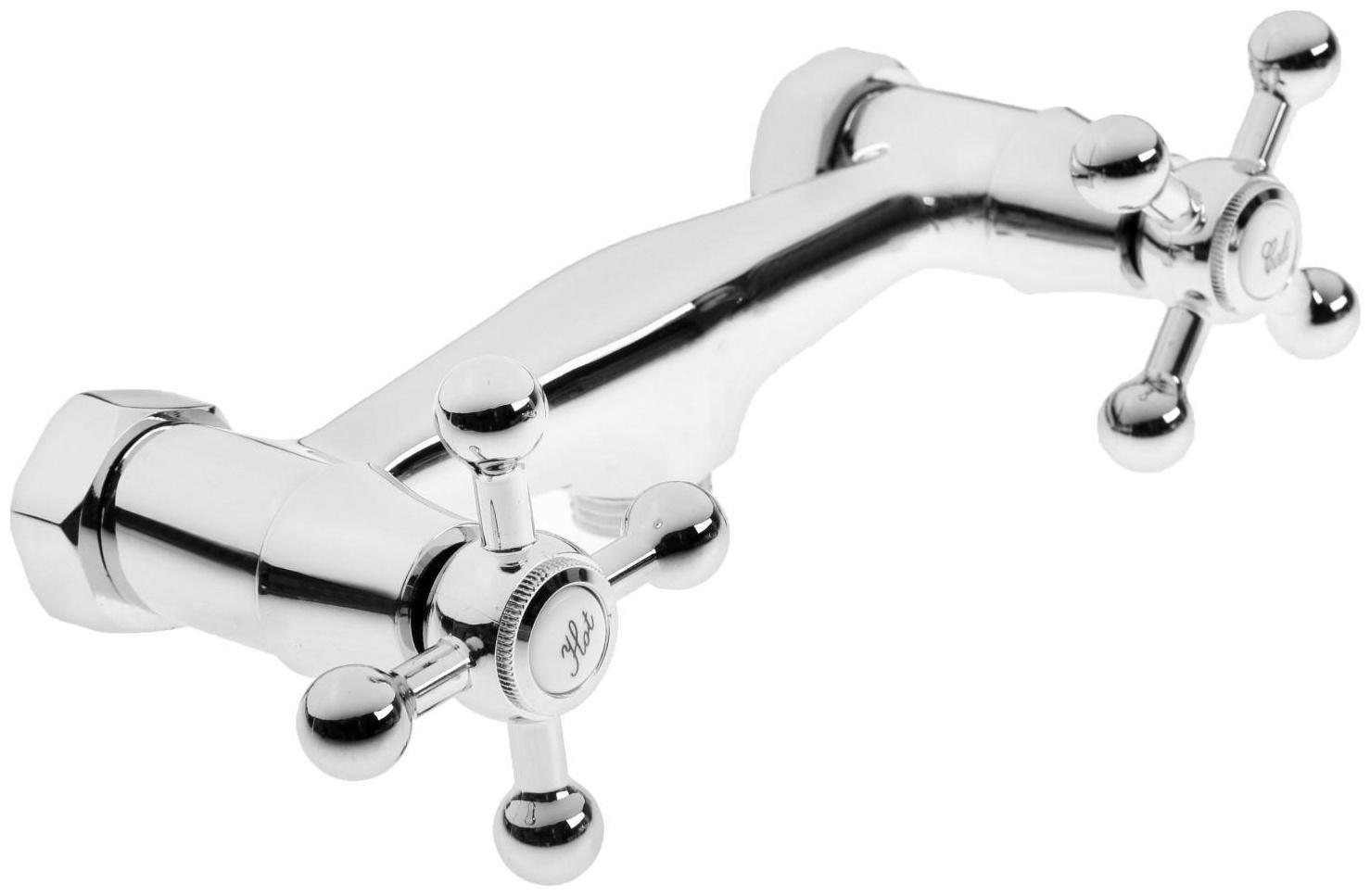 Смеситель для душа ARCO А5507, двухвентильный, хром