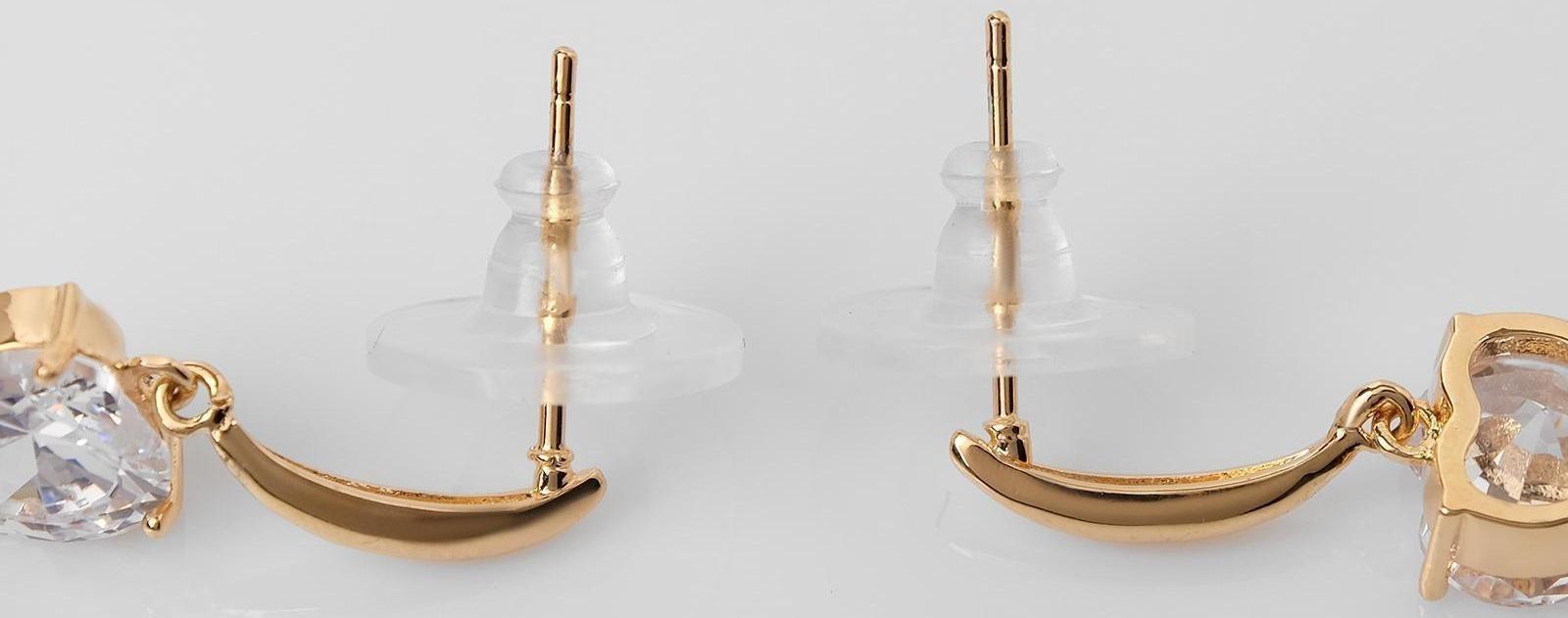 Серьги со стразами 