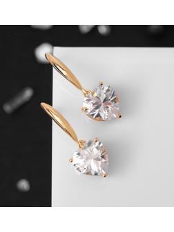 Серьги со стразами 